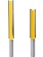 Adet 1/4 Inç Shank Çift Flüt Düz Freze Uçları Tungsten Caide Kırpma Kesici Ağaç Işleme Oluk Keski Uçları (Yurt Dışından) 2