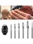 Adet Ahşap Oyma Aletleri, 1/8 Inç Shank Hss Gravür Matkap Aracı Ahşap El Sanatları Aksesuarları 4486 Chuck ile Dremel Aracı (Yurt Dışından) 5