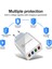 [etop]4u Hızlı Şarj 3.0 USB Şarj Cihazı iPhone Samsung Huawei Xiaomi Android 4-Ports Cep Telefonu Evrensel Hızlı Şarj Duvar Adaptörü (Yurt Dışından) 4