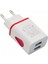 2022NEW 2.1A 5V LED 2 USB Telefon Şarj Cihazı Evrensel iPhone Için Samsung Için Htc Için Hızlı Duvar Şarj Adaptörü USB Şarj Aleti Ab Tak (Yurt Dışından) 1