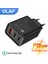 Olaf 60W USB C Şarj Cihazı Qc 3.0 3 Port Pd Hızlı Şarj Adaptörü iPhone 14 Samsung Xiaomi Cep Telefonu C Tipi USB Şarj Cihazı (Yurt Dışından) 1
