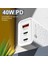 Olaf 60W USB C Şarj Cihazı Qc 3.0 3 Port Pd Hızlı Şarj Adaptörü iPhone 14 Samsung Xiaomi Cep Telefonu C Tipi USB Şarj Cihazı (Yurt Dışından) 3
