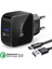 18W Telefon USB Şarj Aleti Hızlı Şarj 3.0 Hızlı Cep Telefonu Şarj Cihazı USB Adaptörü Htc M8 M8 Sony Xz/xz Premium Lg G5 G6 V20 V30 (Yurt Dışından) 1