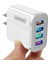 Ab/abd Tak USB Şarj Cihazı, iPhone 13 12 11 x Xs Samsung Xiaomi Cep 4 Port Evrensel Telefon Şarj Cihazı Için Hızlı Şarj Duvar Şarjı (Yurt Dışından) 5