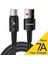 Ryra 100W Hızlı Şarj 7A USB C Tipi Kablo Oppo Huawei P30 Samsung Xiaomi Mi 11 Realme Usbc Şarj Cihazı Hızlı Şarj Veri Kablosu (Yurt Dışından) 1