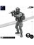 Yufan Modeli 1/35 Şekil Reçine Asker Kafatası Filosu Üyesi Abd Özel Kuvvetler Askeri Model Montesiz Tlp-05 (Yurt Dışından) 2