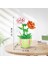 Çiçek Yapı Oyuncak Dıy Mini Bonsai Yapı Taşları Çiçek (Yurt Dışından) 3