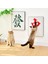 Kedi Tırmalama Tahtası Duvara Monte Ondüla Karton Kedi Tırmalayıcı - Kaktüs Desen - Siyah (Yurt Dışından) 5