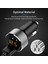 3.1A LED Ekran Çift USB Araç Şarj Cihazı Evrensel Cep Telefonu Alüminyum Araç Şarj Cihazı Huawei Xiaomi Samsung iPhone 11 Pro Max (Yurt Dışından) 5