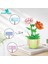 Yeşil Ev Dıy Çiçek Blokları Dıy Tuğla Kaktüs Yasemin Bonsai Çocuk Eğitici Oyuncaklar (Yurt Dışından) 3