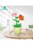 Yeşil Ev Dıy Çiçek Blokları Dıy Tuğla Kaktüs Yasemin Bonsai Çocuk Eğitici Oyuncaklar (Yurt Dışından) 5