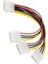 Adet 4 Pin Ide Molex 3 Seri Ata Sata Güç Splitter Bağlantı Uzatma Kablosu ve Eklenti Bilgisayar Konnektörleri L3M7 (Yurt Dışından) 1