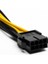 Pin Çift 8 (6 + 2) Pin Pcı Express Güç Dönüştürücü Kablosu Grafik Gpu Ekran Kartı Için Pcıe Pcı-E VGA Splitter Hub Güç Kablosu (Yurt Dışından) 5