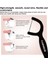Sarı Stil Flosser Picks Kürdan Diş Çubuk Diş Temizleme Diş Arası Fırça Diş Ipi Diş Flok Ağız Hijyeni Bakımı (Yurt Dışından) 4