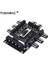 Tıshrıc 1 Ila 8 3pin 12 V Fanlar Hub Splitter Pc Bilgisayar Pwm Kablo 4pin Molex Soğutucu Soğutma Hızı Kontrol Adaptörü Madencilik Için (Yurt Dışından) 2