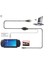100 cm Yeni 2 In 1 USB Veri Kablosu + Psp 1000 2000 3000 Oyun Aksesuarları Için Şarj Aleti Kablosu Kablosu (Yurt Dışından) 5