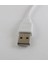 1 Adet USB A Erkek 2.5mm Erkek Jack Tak Ses Veri Kablosu Ipod Mp3 Mp4 Beyaz 17 cm (Yurt Dışından) 5