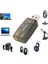 USB 2.0 Ses Kulaklık Kulaklık Kulaklık Mikrofon Mikrofon Jakı Dönüştürücü Adaptör, Dinamik Çevreleyen Arka Plan Ses Efekti (Yurt Dışından) 4