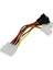 2 Adet 4-Pin Molex 3-Pin Fan Güç Kablosu Adaptör Konnektörü 12 V Bilgisayar Soğutma Fanı Kabloları Cpu Pc Kasa Fanı (Yurt Dışından) 5
