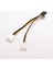 8 Pin Pcı Express Erkek Çift Lp4 4pin Molex Ide Pcı-E Grafik Ekran Kartı Güç Kablosu Adaptörü 16 cm (Yurt Dışından) 1