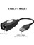 USB 2.0 - Ethernet RJ45 Uzatma Genişletici Adaptör Kablosu 164 Ft'ye Kadar Bağlantı Cat5 Lan Kablosu (Yurt Dışından) 3
