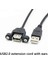 Bilgisayar Veri Hattı USB 2.0 B Dişi Soket Panel Montajlı USB B Erkek Yazıcı Uzatma Kablosu Kulak Montajlı Uzatma Kablosu Kablolu (Yurt Dışından) 1
