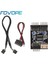 9 Pin USB Konektörü 1 Ila 2 USB Uzatma Kablosu USB Hub Usb2 9pin Başlık Konnektörü Adaptör Bağlantı Noktası Çoğaltıcı Sata Güç Kablosu ile (Yurt Dışından) 1