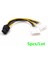5 Adet 6 Inç 2 x Molex 4 Pin 6-Pin Pcı Express Ekran Kartı Pci-E Atx Psu Güç Dönüştürücü Kablosu - Molex Pcie 6 Pin Adaptör (Yurt Dışından) 3
