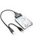 Sabit Disk Sürücüsü 7 + 15 Pin Sata - 2,5 Inç HDD Dizüstü Bilgisayar Için USB 2.0 Adaptör Kablosu (Yurt Dışından) 1