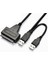 Sabit Disk Sürücüsü 7 + 15 Pin Sata - 2,5 Inç HDD Dizüstü Bilgisayar Için USB 2.0 Adaptör Kablosu (Yurt Dışından) 5