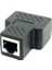 Cat6 RJ45 8P8C Kalkanlı Çift RJ45 Splitter Ağ Ethernet Yama Kablosu Adaptörüne Tak (Yurt Dışından) 4