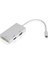 3 In 1 Mini Ekran Bağlantı Noktası Mını Dp Erkek HDMI Uyumlu DVI VGA Dişi Adaptör Dönüştürücü Kablo Apple MacBook Air/pro Mdp (Yurt Dışından) 5