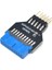 Pc Kasa Ön Usb3.0 19 Pin 20 Pin Dişi - Usb2.0 9 Pin Erkek Adaptör USB 3.0 19PIN /20PIN - USB 2.0 9pın Dönüştürücü Adaptör (Yurt Dışından) 3