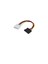 Ingelon Sata Güç Kablosu Molexe Ide Seri Ata Güç Adaptörü 4 Pin 12 Pin Kablo Sabit Disk Sata Esata 6.9 Inç SSD Kablosu (Yurt Dışından) 4