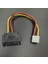 Kablo Sata 15PIN Erkek 4pin Dişi Fdd Disket Adaptörü Sabit Disk Güç Kabloları Kablosu 20 cm D Bağlantı Noktası Küçük 4pin Sata Güç Kablosu (Yurt Dışından) 2