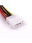 Adet Yeni 4 Pin Erkek 2*4 Pin Kadın Güç Kablosu Ide 4pin Güç Kablosu 1 Bölme 2 Güç Uzatma Adaptör Kablosu (Yurt Dışından) 5