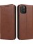 Iphone 14 Için Kılıf Pro Max Deri Folio Flip Case Manyetik Karbon Fiber (Yurt Dışından) 5