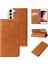 Samsung Galaxy S24 Artı Tam Koruma Deri Folio Flip Case (Yurt Dışından) 5