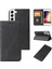Samsung Galaxy S23 Deri Folio Flip Case Tam Koruma Kartı (Yurt Dışından) 1