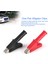 2 Adet Tam Koruyucu Timsah Klipsli Multimetre Test Kalemi Için Timsah Kelepçesi - Siyah&kırmızı (Yurt Dışından) 4