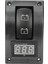 12-24V LED Çift Pil Test Paneli Rocker Anahtarı Araba Kamyon Deniz Tekne Voltmetre 4p On-Off-On (Yurt Dışından) 2