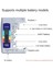 4pcs BT-886 Dijital Pil Test Cihazı Pil Kontrol Ekranı Pil Gerilim Ölçer Gümüş (Yurt Dışından) 1