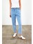 Kadın Marla Sky Blue Yüksek Bel Slouchy Jogger Pantolon 2