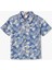 Gömlek Kısa Kollu Pamuklu Tropik Baskılı 1