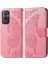 Oneplus 9 Pro Kelebek Kanatları Narin Çiçekler Darbeye Dayanıklı Deri Telefon Kılıfı (Yurt Dışından) 3