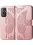 Oneplus 9 Pro Kelebek Kanatları Narin Çiçekler Darbeye Dayanıklı Deri Telefon Kılıfı (Yurt Dışından) 3