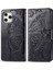 iPhone 12 Pro Max Kelebek Kanatları Narin Çiçekler Flip Darbeye Dayanıklı Deri Telefon Kılıfı ile Uyumlu (Yurt Dışından) 3