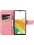 Samsung Galaxy A13 4g Kelebek Kanatları Narin Çiçekler Flip Darbeye Dayanıklı Deri Telefon Kılıfı ile Uyumlu (Yurt Dışından) 4
