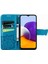 Samsung Galaxy A22 5g Kelebek Kanatları Narin Çiçekler Flip Darbeye Dayanıklı Deri Telefon Kılıfı ile Uyumlu (Yurt Dışından) 3