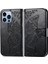 iPhone 13 Pro Max Kelebek Kanatları Narin Çiçekler Flip Darbeye Dayanıklı Deri Telefon Kılıfı ile Uyumlu (Yurt Dışından) 3